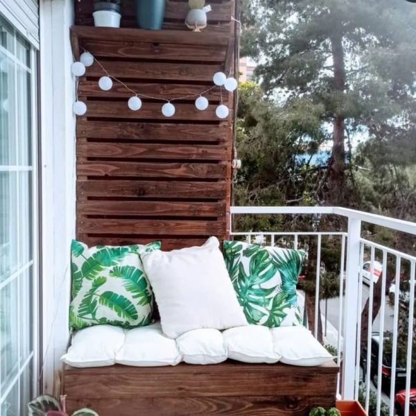 Muebles de madera para terraza